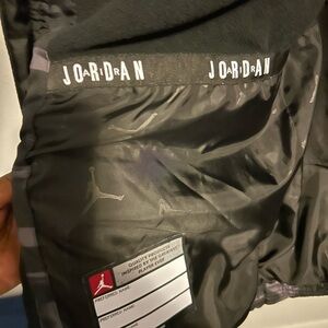 Jordan Black and Gray Outerwear